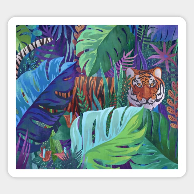 Tiger Sticker by beesants